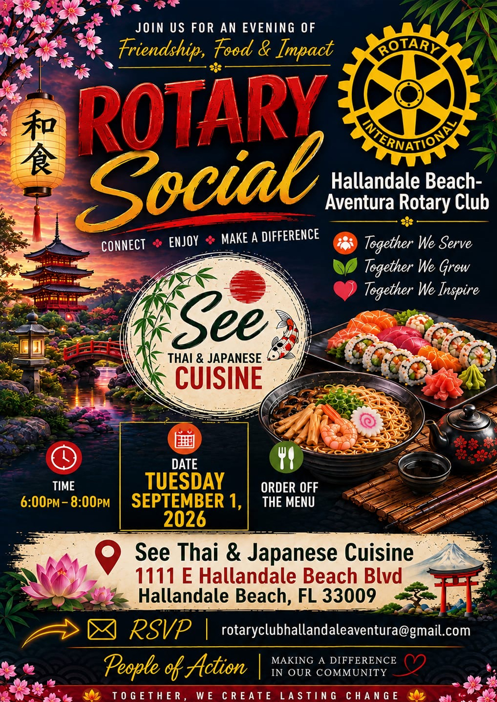 Rotary Board Meeting: Wed., Aug 26, @ 12:15 pm